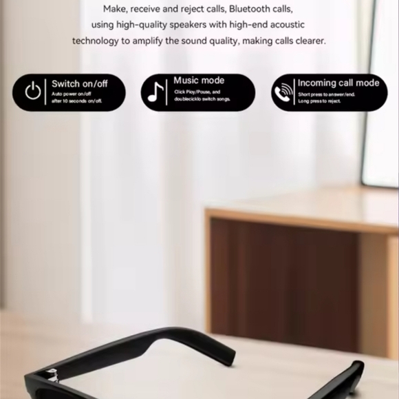 Laxasfit D11 Plus Smart Glasses/Hands-free Calling/Music Playback/UV/Water Proof - Picture 11 of 16